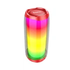 Портативная колонка HOCO Pulsating colorful luminous HC8 |4Hours, BT5.0, TWS, 360° Sound, AUX, FM, TF, USB| red