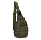 Сумка рюкзак тактический военный B14 5л оливковый - изображение 1