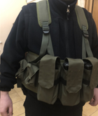 Жилет розвантажувальний військовий Ремінно-плечова система Tactical vest оливковий - зображення 3