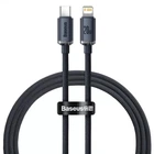 Кабель Baseus Crystal Shine Series Type-C to Lightning 20W 1.2м Black (CAJY000201)