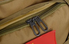 Рюкзак тактический раздвижной MHZ K1006 песочный, 70-85 л - изображение 5