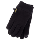 Флісові тактичні рукавички теплі зимові, багатоцільові рукавички, для полювання та риболовлі рукавички спінінгіста Розмір L Чорні BC-9228 - зображення 6