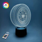 3D нічник "Колесо" 3DTOYSLAMP