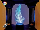 Світильник 3D "Перо" 3DTOYSLAMP