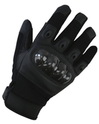 Рукавички тактичні KOMBAT UK Predator Tactical Gloves M-L, чорні - изображение 1