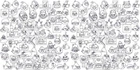 Обои-раскраски Angry Birds 60*120 C-120007