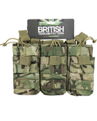 Підсумок під магазини АК KOMBAT UK Triple DUO Mag Pouch, мультікам 25 x 14 x 4,5 - изображение 1