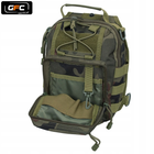 Военная тактическая сумка военный рюкзак на плечо GFC Tactical EDC Chest Pack Molle Assault Range Bag 26x20x11 см 4,5л - изображение 4