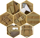 Военный тактический рюкзак Molle Army Assault QT&QY Койот 45x33x30см 45 литров. - изображение 5