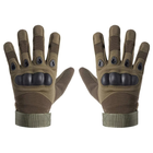 Тактические перчатки полнопалые VDAR Олива XL (1011) - изображение 1