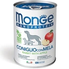 Влажный корм для собак Monge Dog Fruit Monoprotein Кролик с яблоками