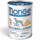 Влажный корм для собак Monge Dog Fruit Monoprotein индейка с цитрусами