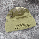 Балаклава-шапка тактическая вязанная Турция ВСУ (ЗСУ) 8681 хаки TR_359 - изображение 3
