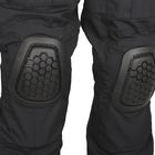Тактические защитные наколенники налокотники Han-Wild GEN2 Black защитное снаряжение на тактическую одежду TR_9873-42396 - изображение 2