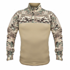 Рубашка тактическая убокс Pave Hawk PLY-11 Camouflage CP 3XL военная с воротником на замке и карманами TR_7866-42517 - изображение 1