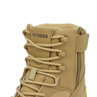 Ботинки тактические Lesko 6676 Outdoor Sand Khaki размер 45 армейские мужские tactical TR_33794 - изображение 3