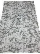 Дождевик пончо зимний Белый Мультикам, маскировочный водонепроницаемый плащ-палатка ЗСУ ONE SIZE - изображение 6