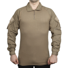 Тактическая рубашка Lesko A655 Sand Khaki 2XL уличная хлопковая рубашка с подъемным воротником (SK-4256-42330) - изображение 2