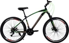 Велосипед Crossride МТВ ST Westside 27.5" 15" 2023 Черно-зеленый (01752-150-1)