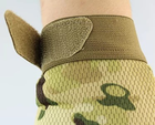 Перчатки мужские тактические Tactical Gloves военные мультикам размер XL - изображение 6