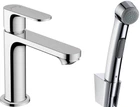 Смеситель с гигиенической лейкой Hansgrohe Rebris S 110 хром 72215000