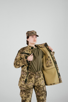 Тактична жіноча військова форма комплект костюм, (Кітель + Штани), Камуфляж: Піксель ЗСУ ММ-14, Розмір: S - зображення 4