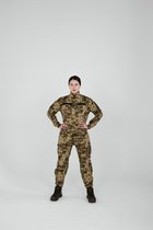 Тактическая женская военная форма комплект костюм, ( Китель + Штаны ), Камуфляж: Пиксель ВСУ ММ-14 , Размер: XL - изображение 5