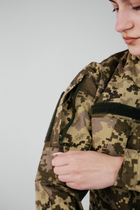 Тактична жіноча військова форма комплект костюм, (Кітель + Штани), Камуфляж: Піксель ЗСУ ММ-14, Розмір: L - зображення 8