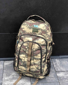 Универсальный туристический рюкзак 65 литров из влагоотталкивающей ткани хаки - изображение 2