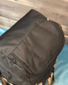 Универсальный туристический рюкзак 85 литров из влагоотталкивающей ткани походный черный - изображение 5