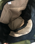 Универсальный туристический рюкзак 85 литров из влагоотталкивающей ткани походный хаки - изображение 7