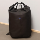 Рюкзак для речей із прогумованного оксфорду, речовий тактичний мішок на 45 літрів Melgo чорний - зображення 2
