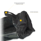 Рукавички зимові тактичні шкіри на флісовій підкладці GlovesUA мод.312-б Чорний 11 - зображення 8