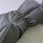 Мужские перчатки зимние тактические для зимней рыбалки охоты на искуственном меху Tactical Черные (9227) - изображение 5