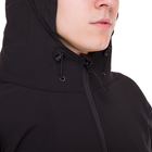 Флісова куртка тактична чоловіча військова Куртка на флісі з капюшоном TACTICAL Чорний (5707) 3XL - зображення 5