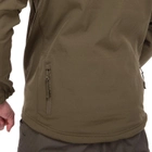 Флісова куртка тактична чоловіча військова Куртка на флісі з капюшоном TACTICAL Олива (5707) L - зображення 5