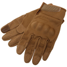 Міцні тактичні рукавички із закритими пальцями Рукавички для військових TACTICAL Хакі (BC-8816) L - зображення 6