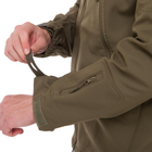 Флисовая куртка тактическая мужская военная Куртка на флисе с капюшоном TACTICAL Оливковый (5707) XXL - изображение 8