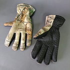 Мужские перчатки зимние тактические для зимней рыбалки охоты на флисе Tactical Камуфляж лес (9229) - изображение 2