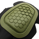 Тактические защитные наколенники налокотники Han-Wild G4 Green защитные с креплением на тактическую одежду (SK-9877-42394) - изображение 4