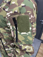 Куртка тактическая Special, Softshell, Мультикам, размер M, демисезонная флисовая куртка для военных софтшелл - изображение 8