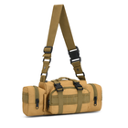Большой рюкзак тактический армейский туристический Armory Tacal-A4-Sand для ЗСУ, военный, универсальный на 100л с дождевиком Песочный - изображение 3