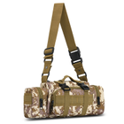 Большой рюкзак тактический армейский туристический Armory Tacal-A4-Brown Pixel для ЗСУ, военный, универсальный на 100л с дождевиком Коричневый - изображение 5