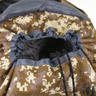 Большой рюкзак тактический армейский туристический Armory Tacal-A4-Brown Pixel для ЗСУ, военный, универсальный на 100л с дождевиком Коричневый - изображение 12