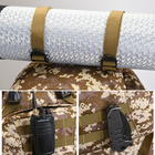 Большой рюкзак тактический армейский туристический Armory Tacal-A4-Brown Pixel для ЗСУ, военный, универсальный на 100л с дождевиком Коричневый - изображение 14