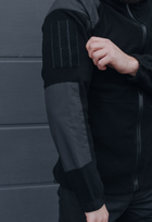 Тактическая флисовая кофта на молнии с капюшоном XXL black - изображение 8