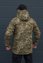 Куртка зимняя тактическая на молнии с капюшоном XL gaubica pixel - изображение 3