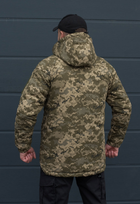 Куртка зимняя тактическая на молнии с капюшоном XXL gaubica pixel - изображение 3