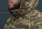Куртка тактична зимова на блискавці з капюшоном L gaubica pixel - зображення 13