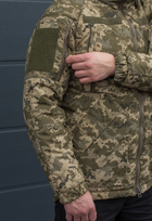 Куртка тактична зимова на блискавці з капюшоном S gaubica pixel - зображення 5